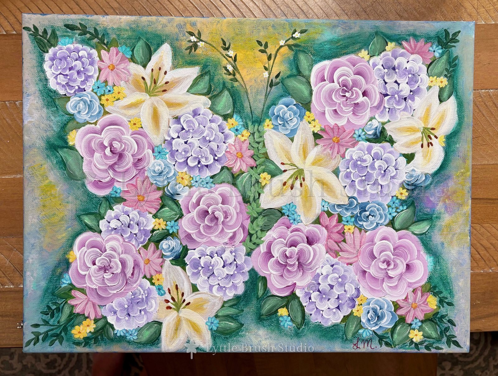 Butterfly Bloom — painting by Lyndsey