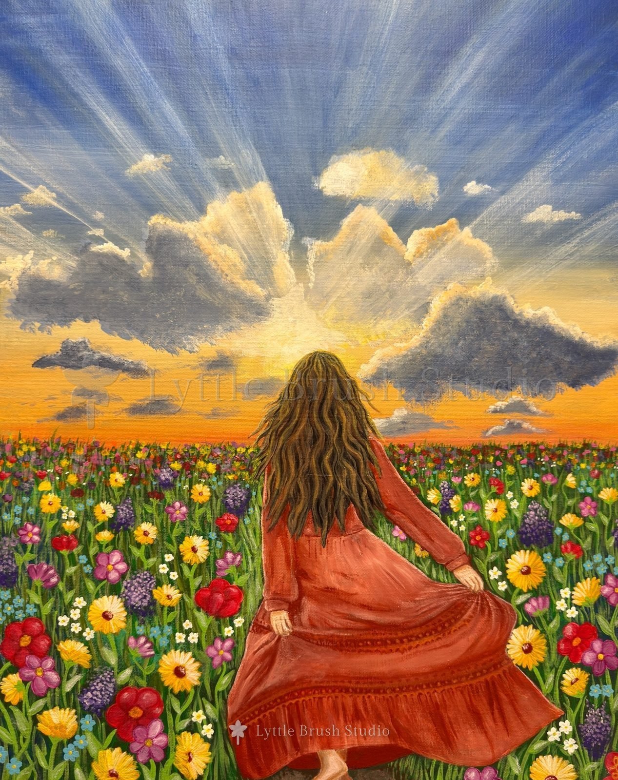 Field of Wonder — painting by Lyndsey