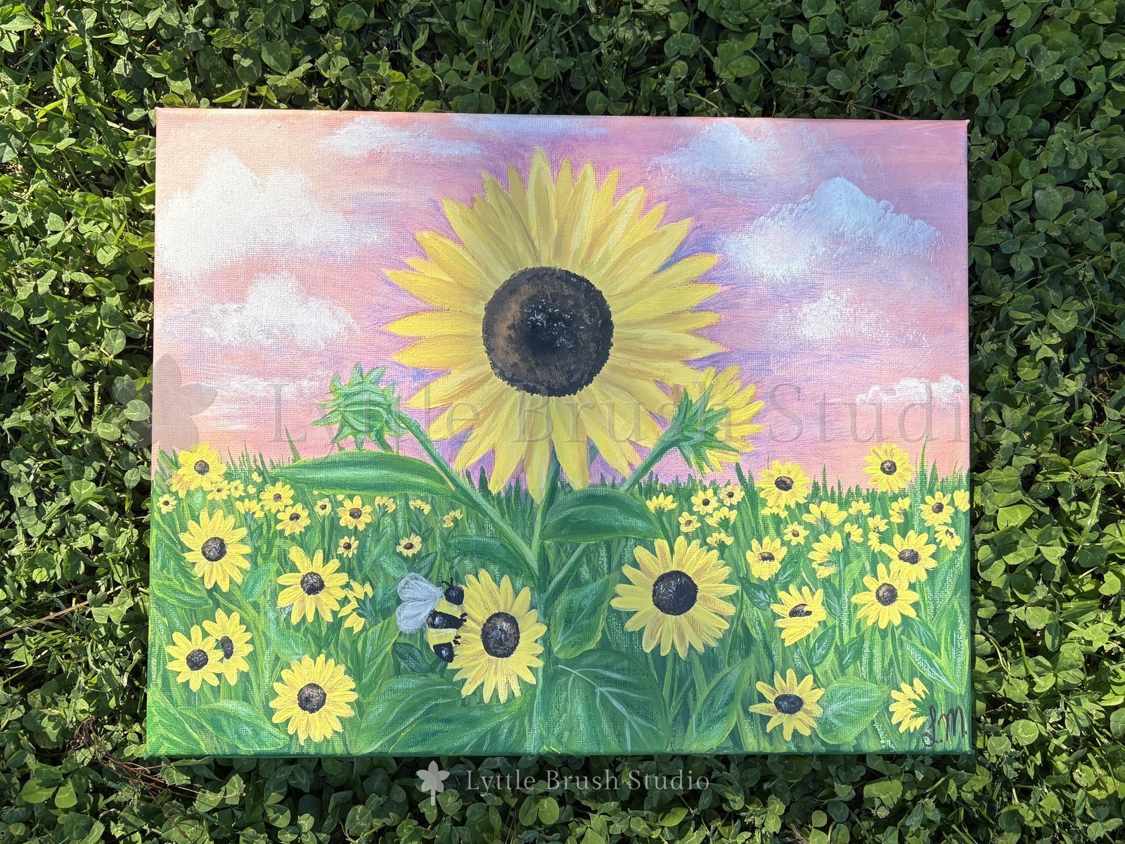 Sweet Honey Bee — painting by Lyndsey